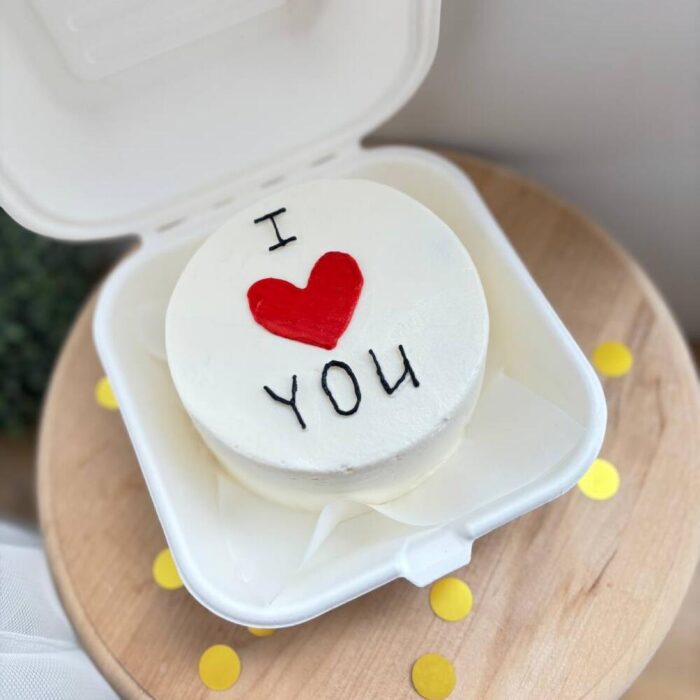 Бенто торт "I love you"