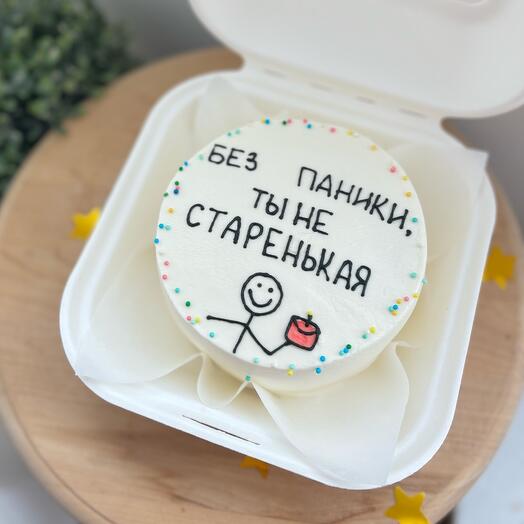 Бенто торт "Без паники"